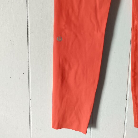 Lululemon Athletica Fast & Free 7/8 Tight II Nulux 25" - Red Orange - Picture 8 of 11